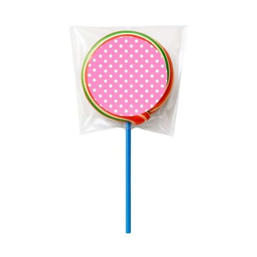 Pirulito Psicodélico Personalizado Poá Rosa Pink