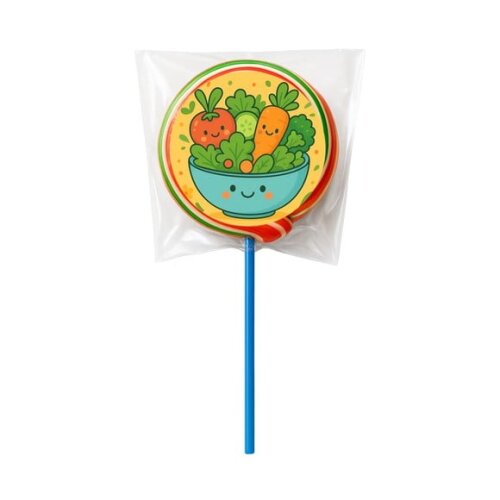 Pirulito Psicodélico Personalizado Salada Divertida
