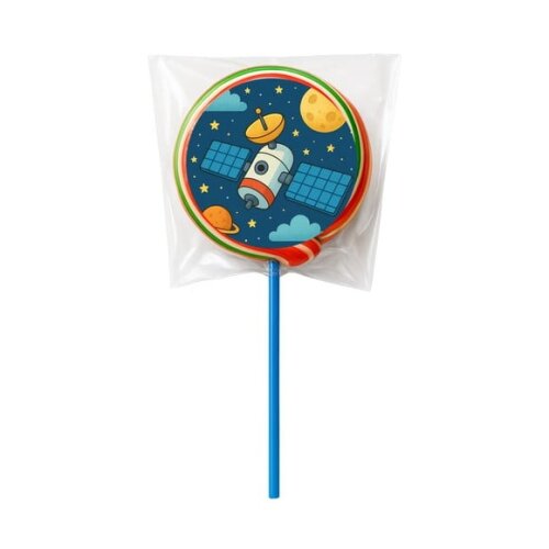 Pirulito Psicodélico Personalizado Satélite