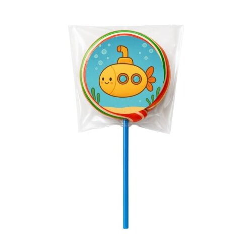 Pirulito Psicodélico Personalizado Submarino