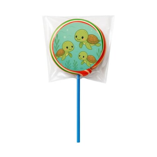 Pirulito Psicodélico Personalizado Tartaruguinhas