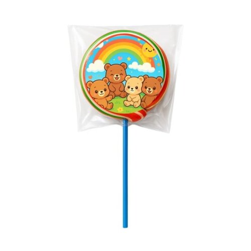Pirulito Psicodélico Personalizado Ursinhos Baby