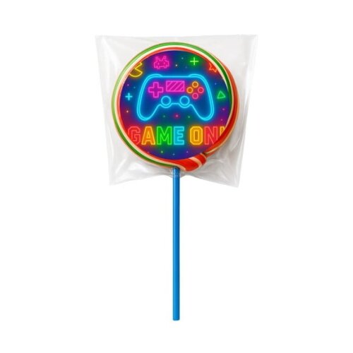 Pirulito Psicodélico Personalizado Video Game Neon