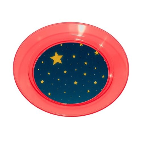 Prato Acrílico Personalizado Festa Céu Estrelado