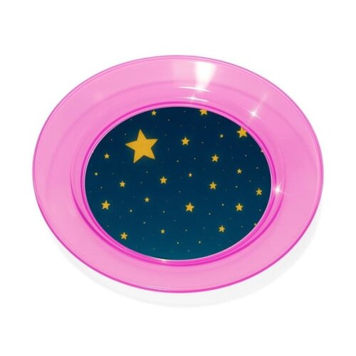Prato Acrílico Personalizado Festa Céu Estrelado