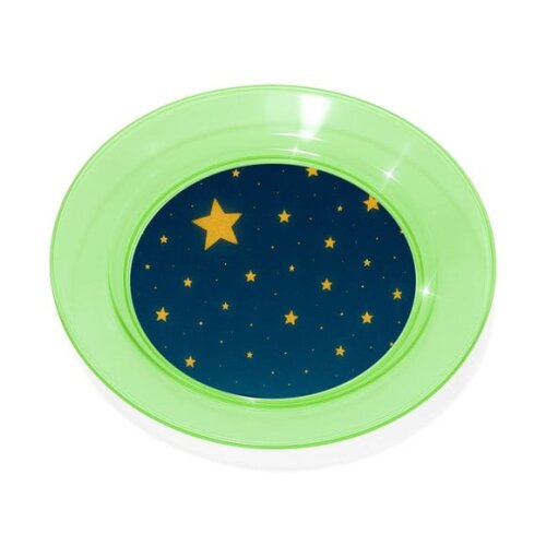 Prato Acrílico Personalizado Festa Céu Estrelado