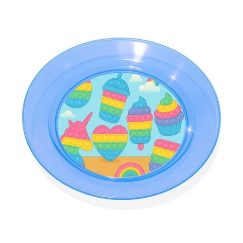 Prato Acrílico Personalizado Festa Fidget Toys