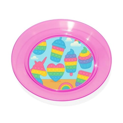 Prato Acrílico Personalizado Festa Fidget Toys