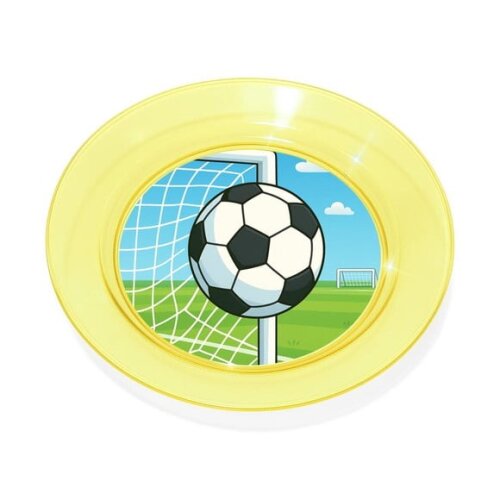 Prato Acrílico Personalizado Festa Futebol