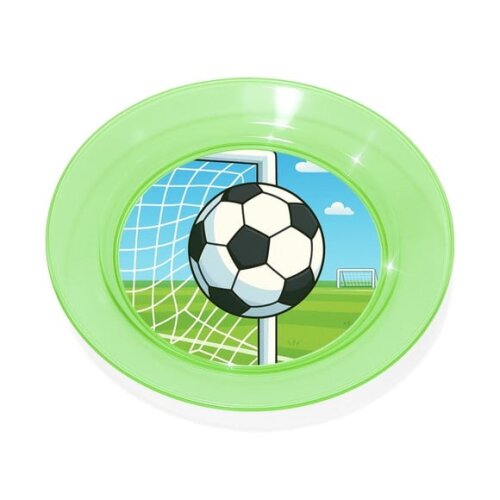 Prato Acrílico Personalizado Festa Futebol