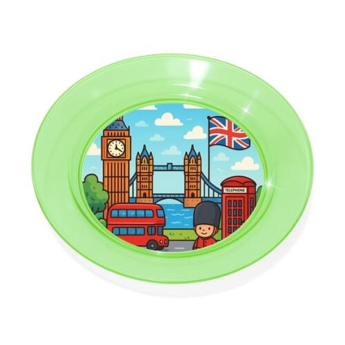 Prato Acrílico Personalizado Festa Londres