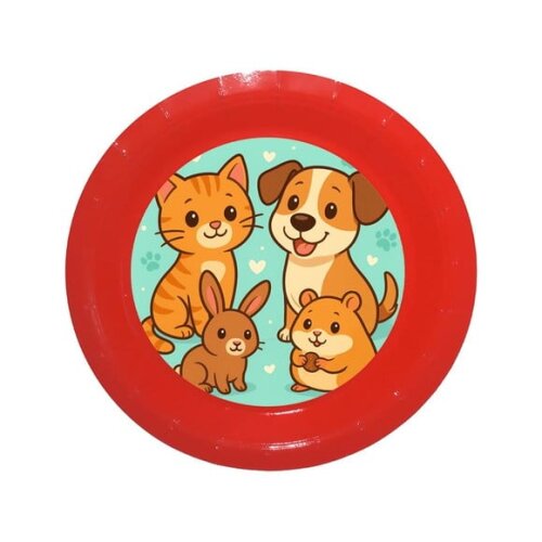 Prato de Papel Personalizado Animais de Estimação
