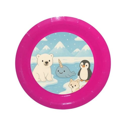 Prato de Papel Personalizado Animais do Ártico