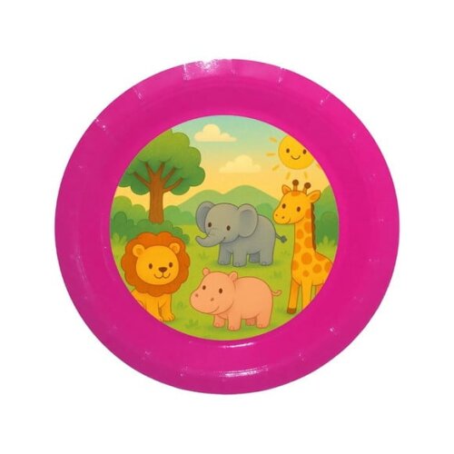 Prato de Papel Personalizado Animais Selvagens