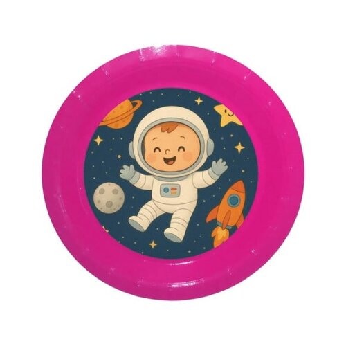 Prato de Papel Personalizado Astronauta Baby