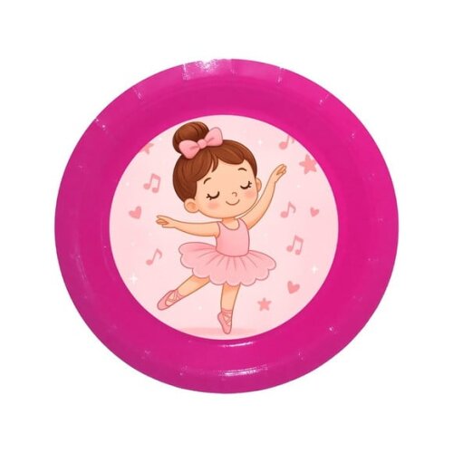 Prato de Papel Personalizado Bailarina