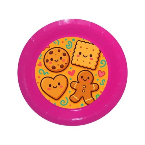 Prato de Papel Personalizado Biscoitinhos