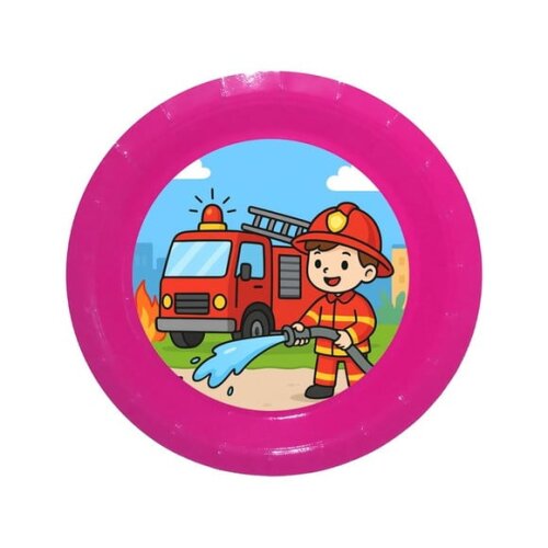 Prato de Papel Personalizado Bombeiros