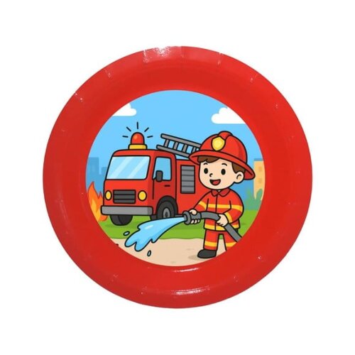 Prato de Papel Personalizado Bombeiros