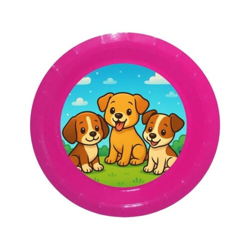 Prato de Papel Personalizado Cachorrinhos