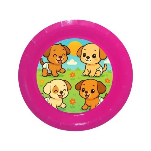Prato de Papel Personalizado Cachorrinhos Baby