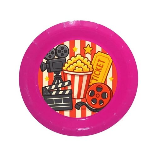 Prato de Papel Personalizado Cinema