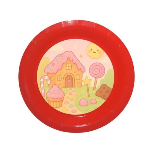 Prato de Papel Personalizado Confeitaria Kids