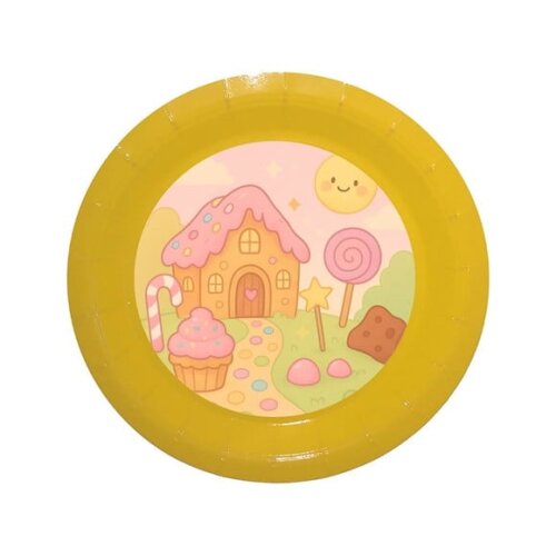 Prato de Papel Personalizado Confeitaria Kids