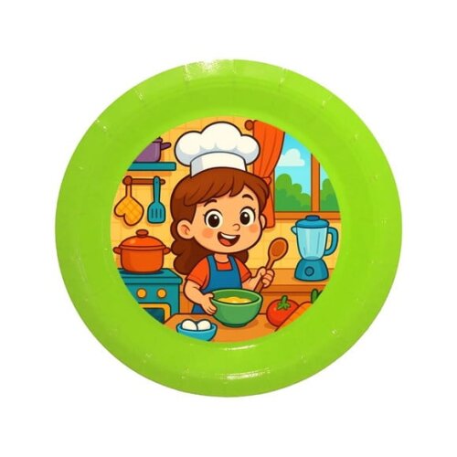 Prato de Papel Personalizado Cozinha Kids