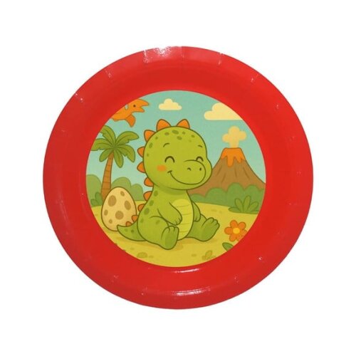 Prato de Papel Personalizado Dinossauro Baby