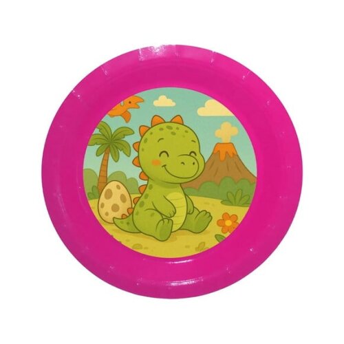 Prato de Papel Personalizado Dinossauro Baby