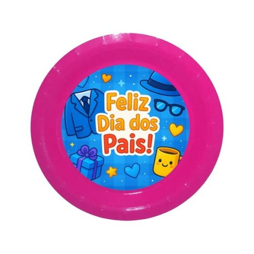 Prato de Papel Personalizado Dia dos Pais