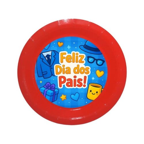 Prato de Papel Personalizado Dia dos Pais
