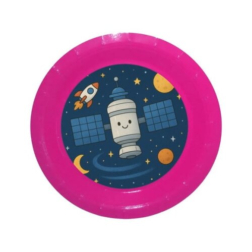 Prato de Papel Personalizado Estação Espacial