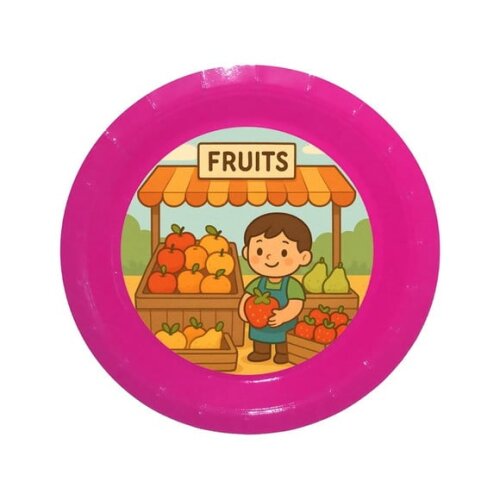 Prato de Papel Personalizado Feira de Frutas