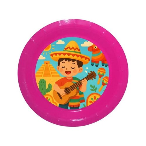 Prato de Papel Personalizado Festa Mexicana