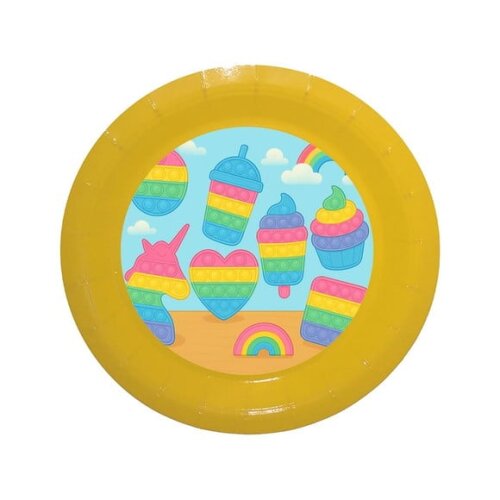 Prato de Papel Personalizado Fidget Toys