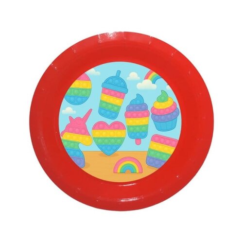 Prato de Papel Personalizado Fidget Toys
