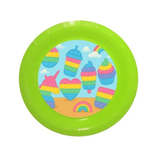 Prato de Papel Personalizado Fidget Toys