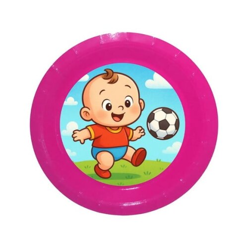 Prato de Papel Personalizado Futebol Baby