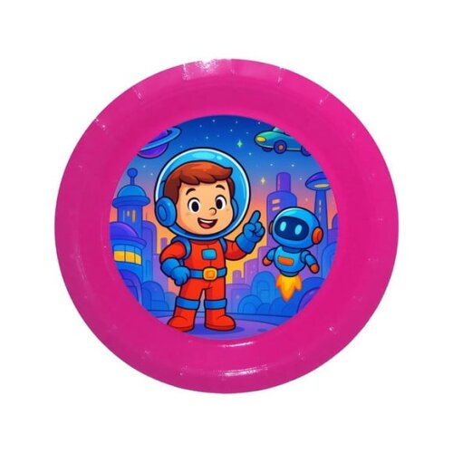 Prato de Papel Personalizado Futurismo Infantil