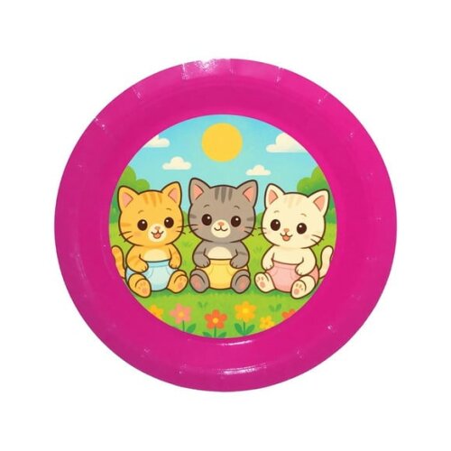 Prato de Papel Personalizado Gatinhos Baby