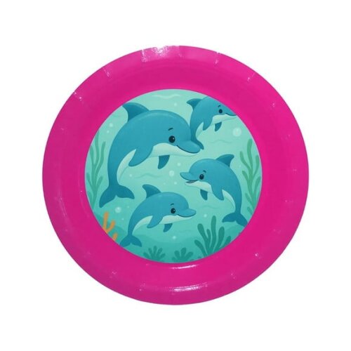 Prato de Papel Personalizado Golfinhos