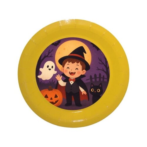 Prato de Papel Personalizado Halloween