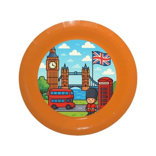 Prato de Papel Personalizado Londres