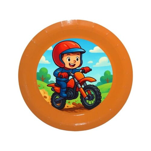 Prato de Papel Personalizado Motocross