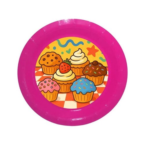 Prato de Papel Personalizado Muffins