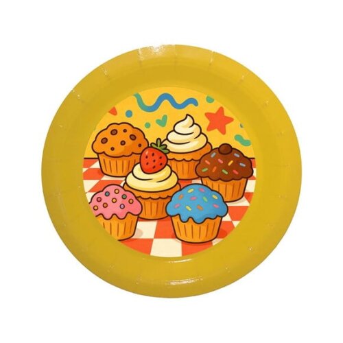 Prato de Papel Personalizado Muffins