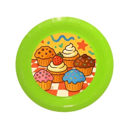 Prato de Papel Personalizado Muffins