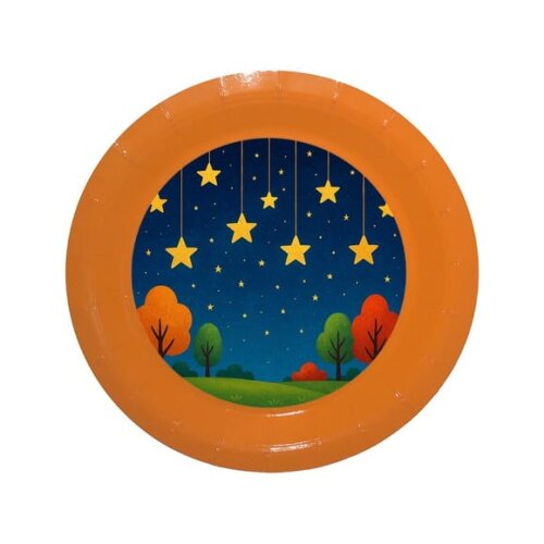 Prato de Papel Personalizado Noite das Estrelas